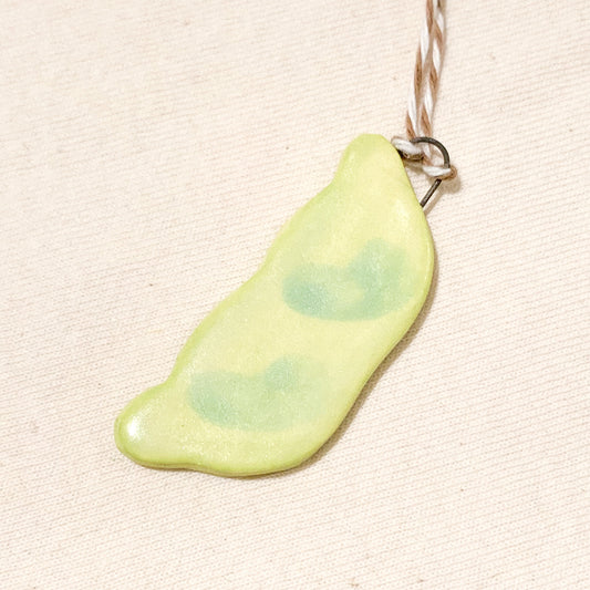 Mini Ceramic Ornament - edamame