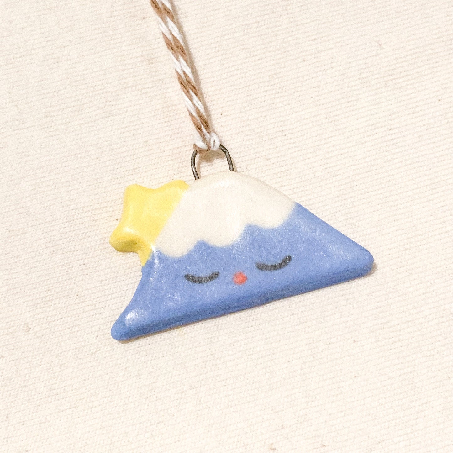 Mini Ceramic Ornament - Mountain