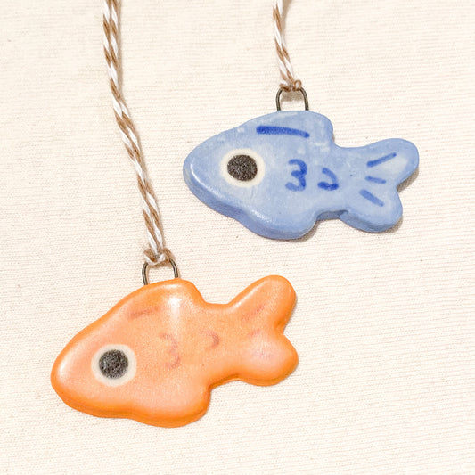 Mini Ceramic Ornament - Fishie