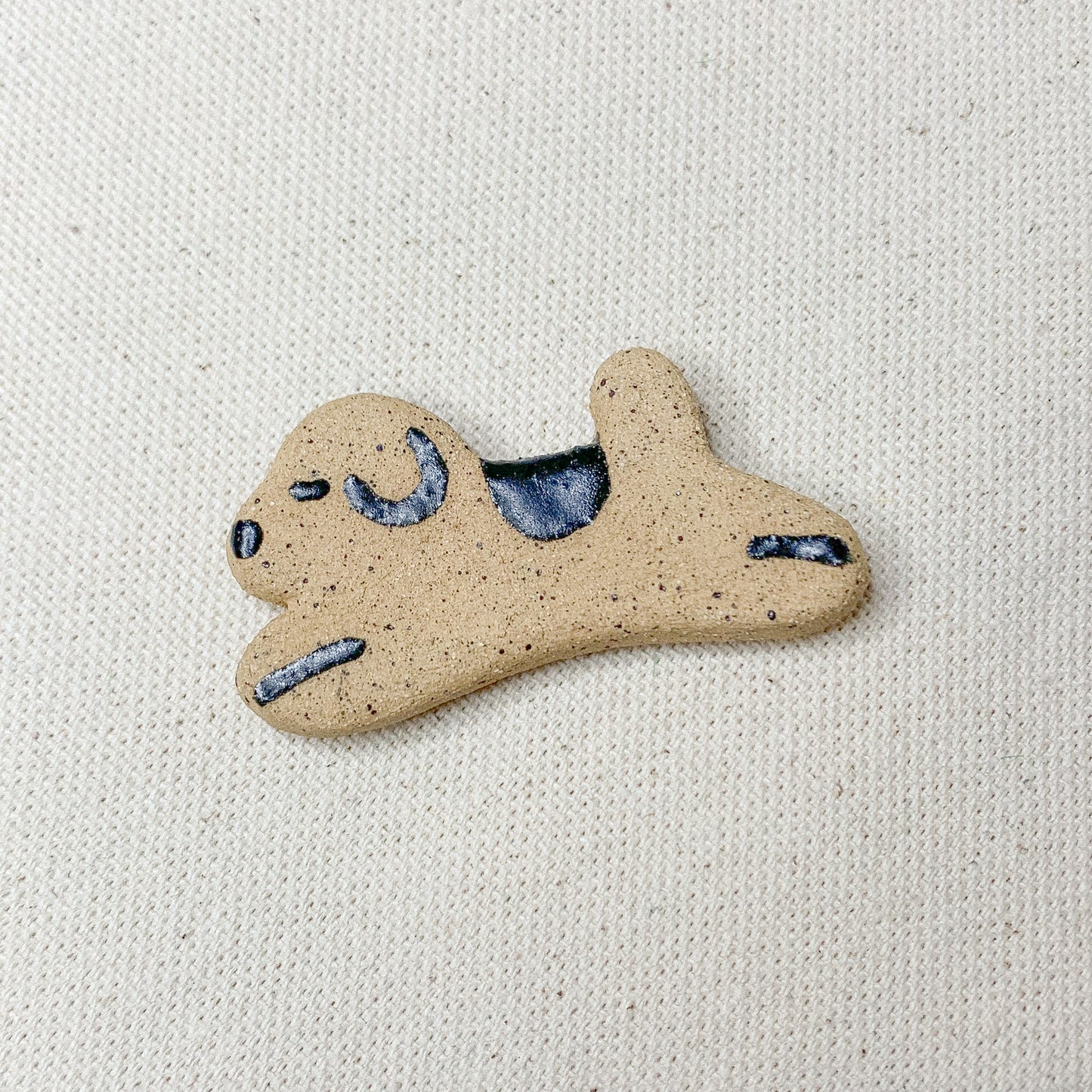 Ceramic Magnet - Jumping Doggy