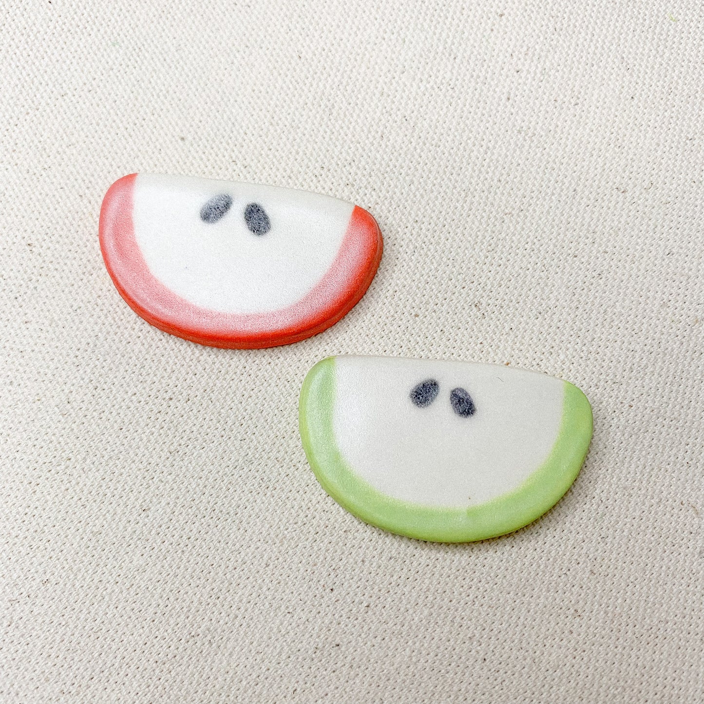 Ceramic Magnet - Apple Slice