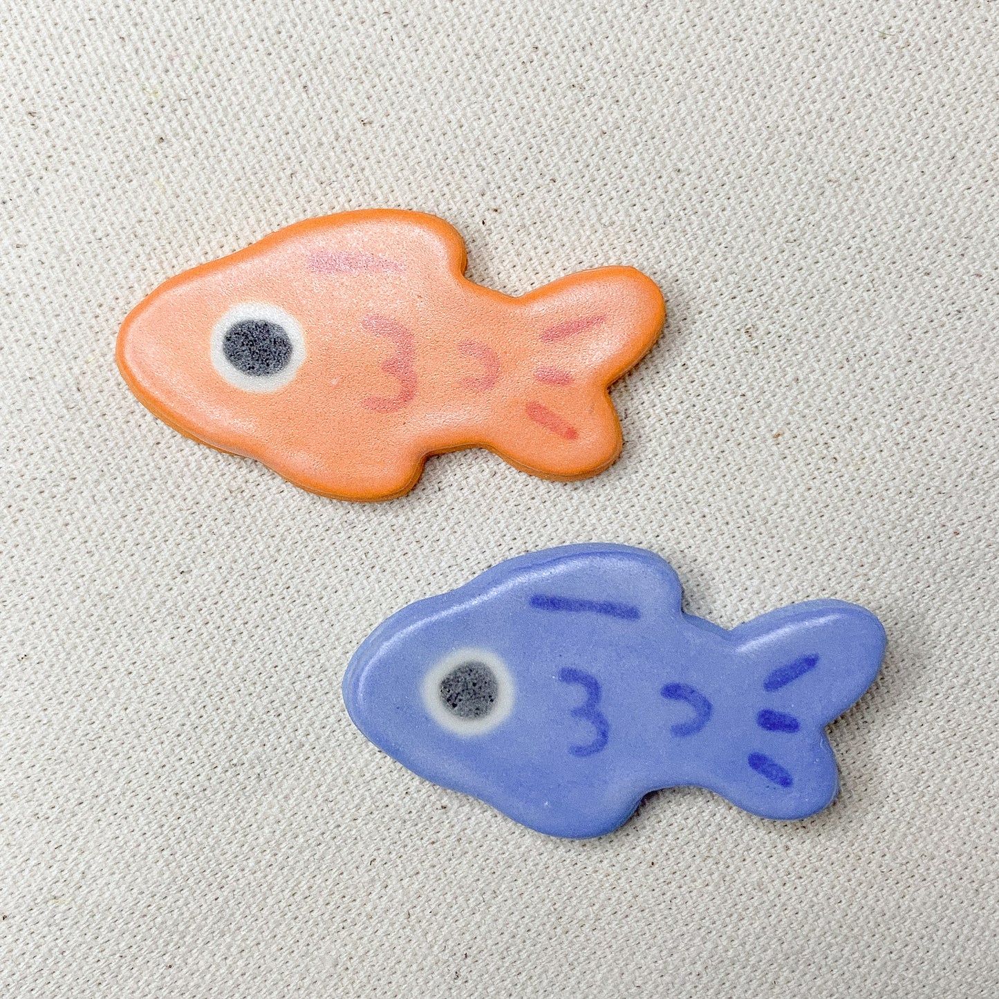 Ceramic Magnet - Fishies