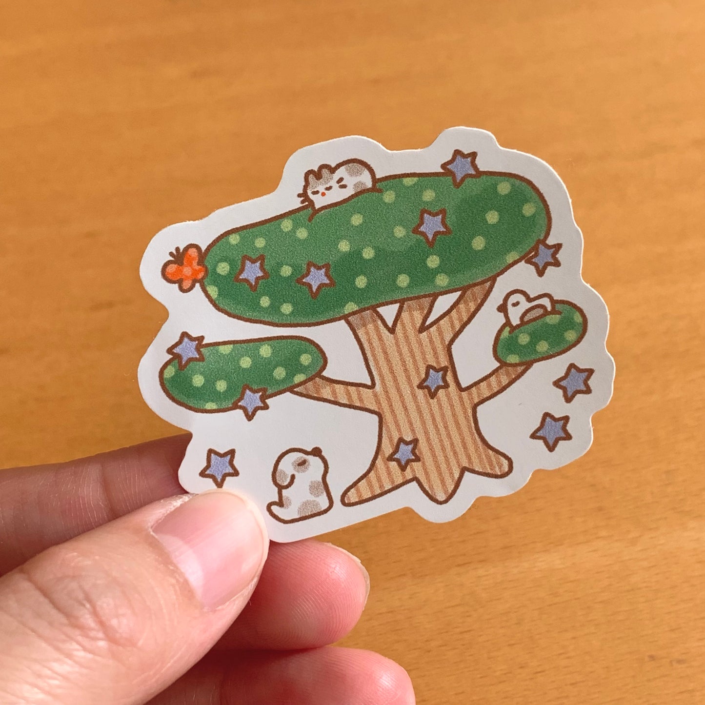 Tree Critters Matte Vinyl Sticker
