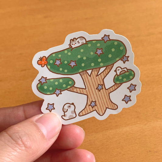 Tree Critters Matte Vinyl Sticker