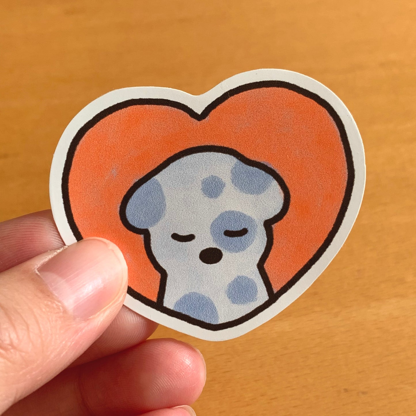 Puppy Love Matte Vinyl Sticker