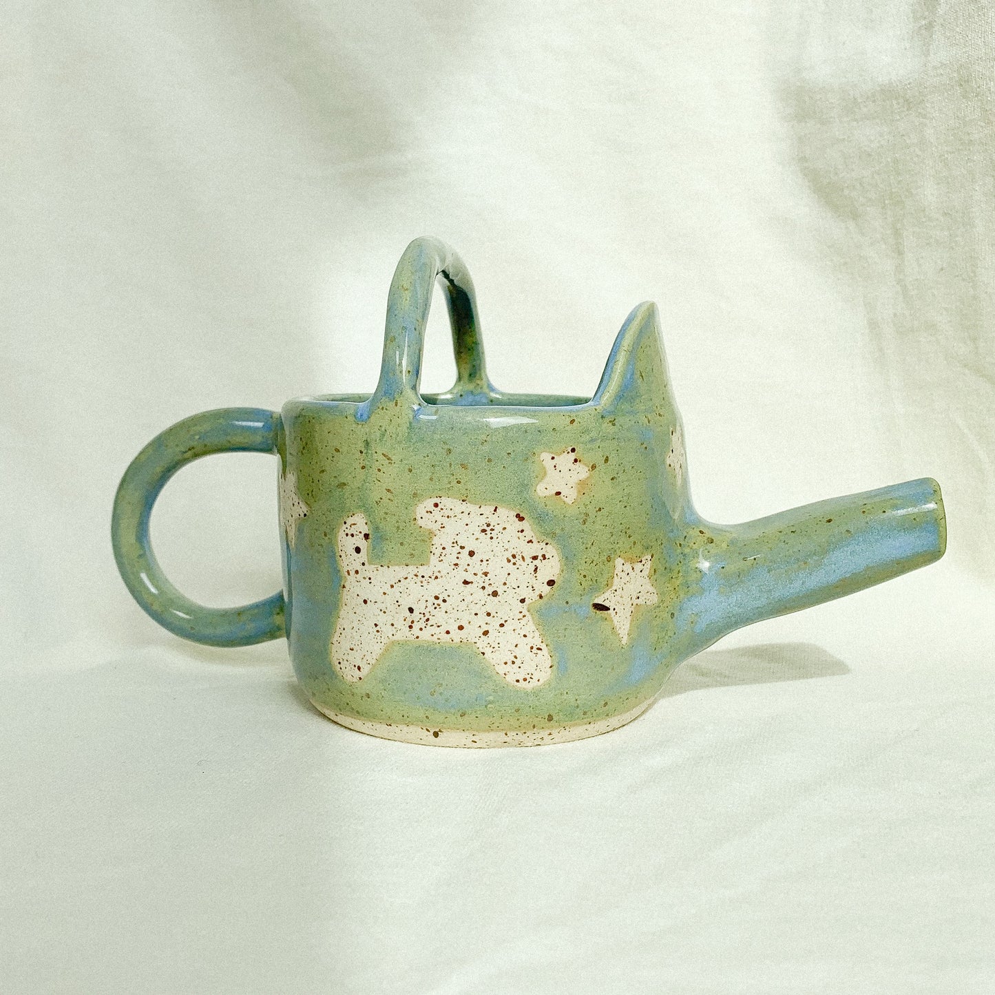 Ceramic Doggy Watering Can