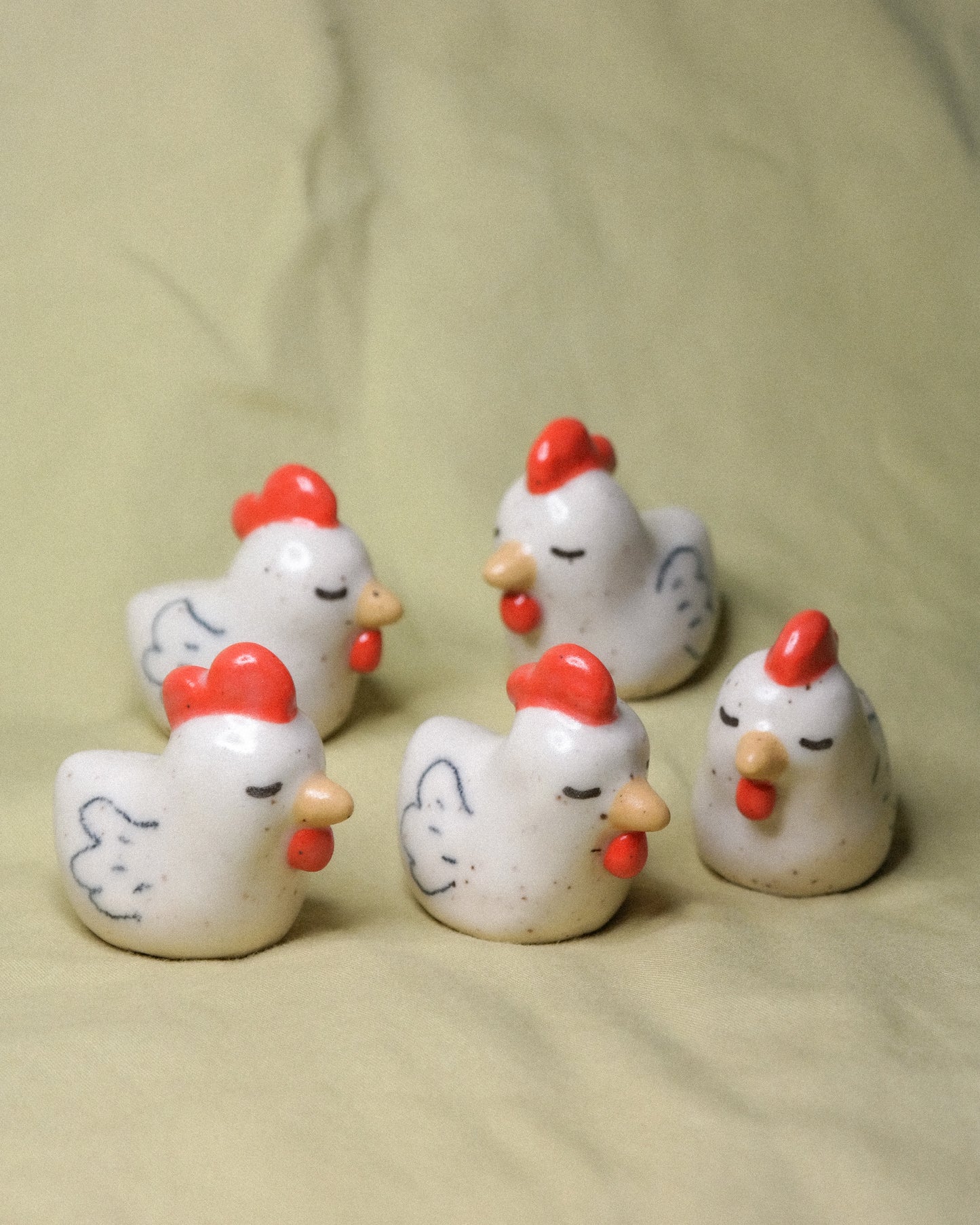 Chicken Ceramic Figurine