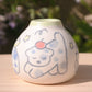 Apple Dogs Vase