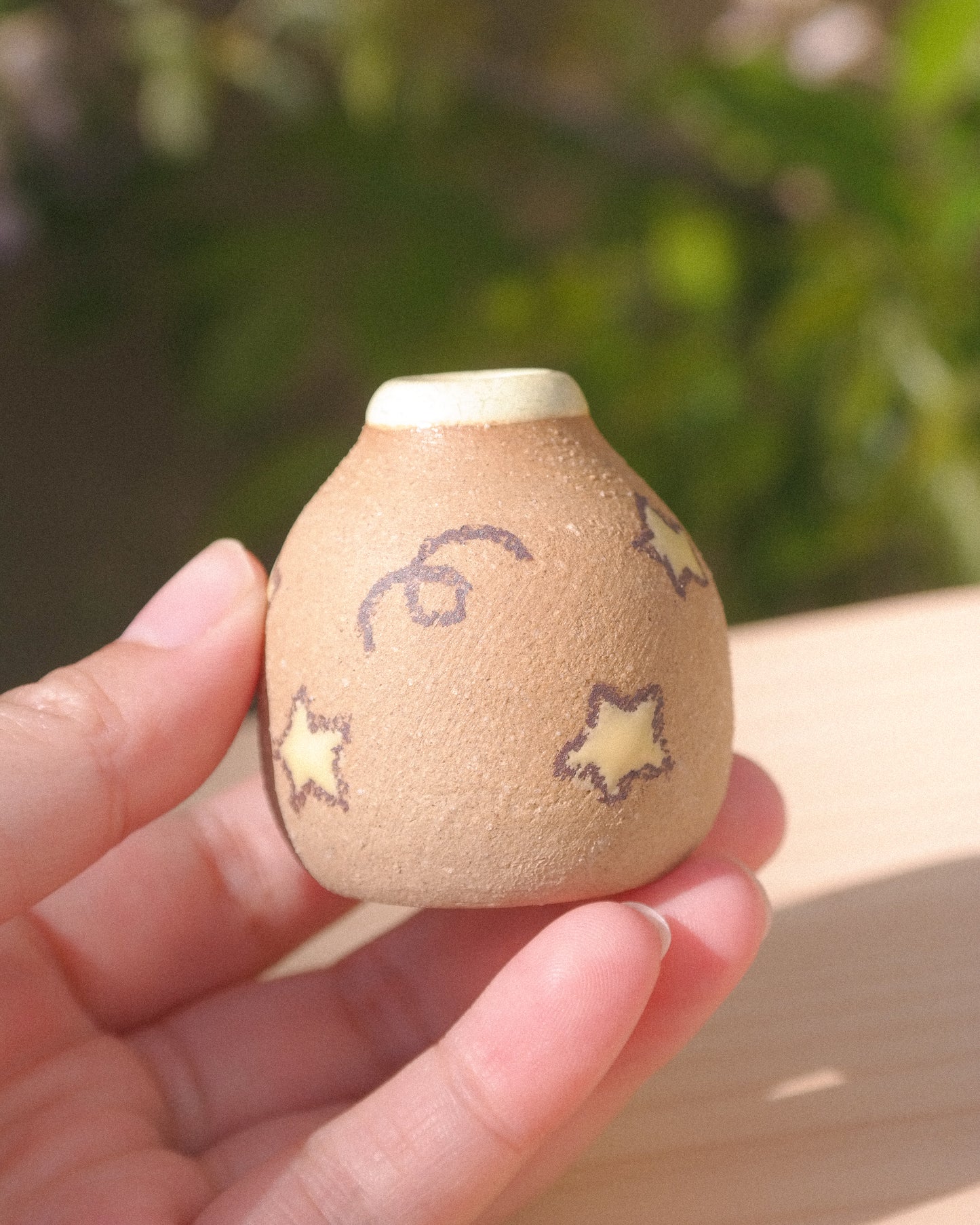Apple Dog Mini Vase