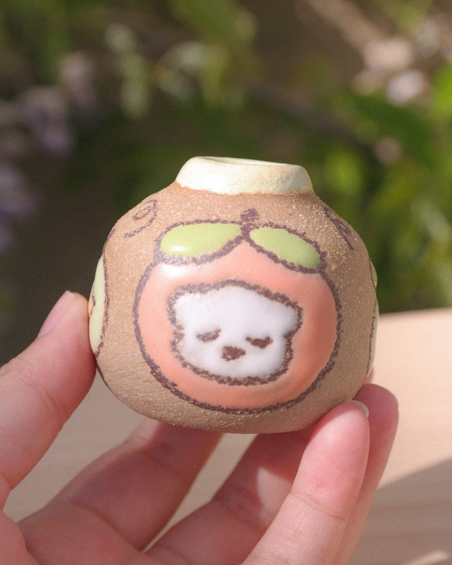Fruit Dog and Cat Mini Vase