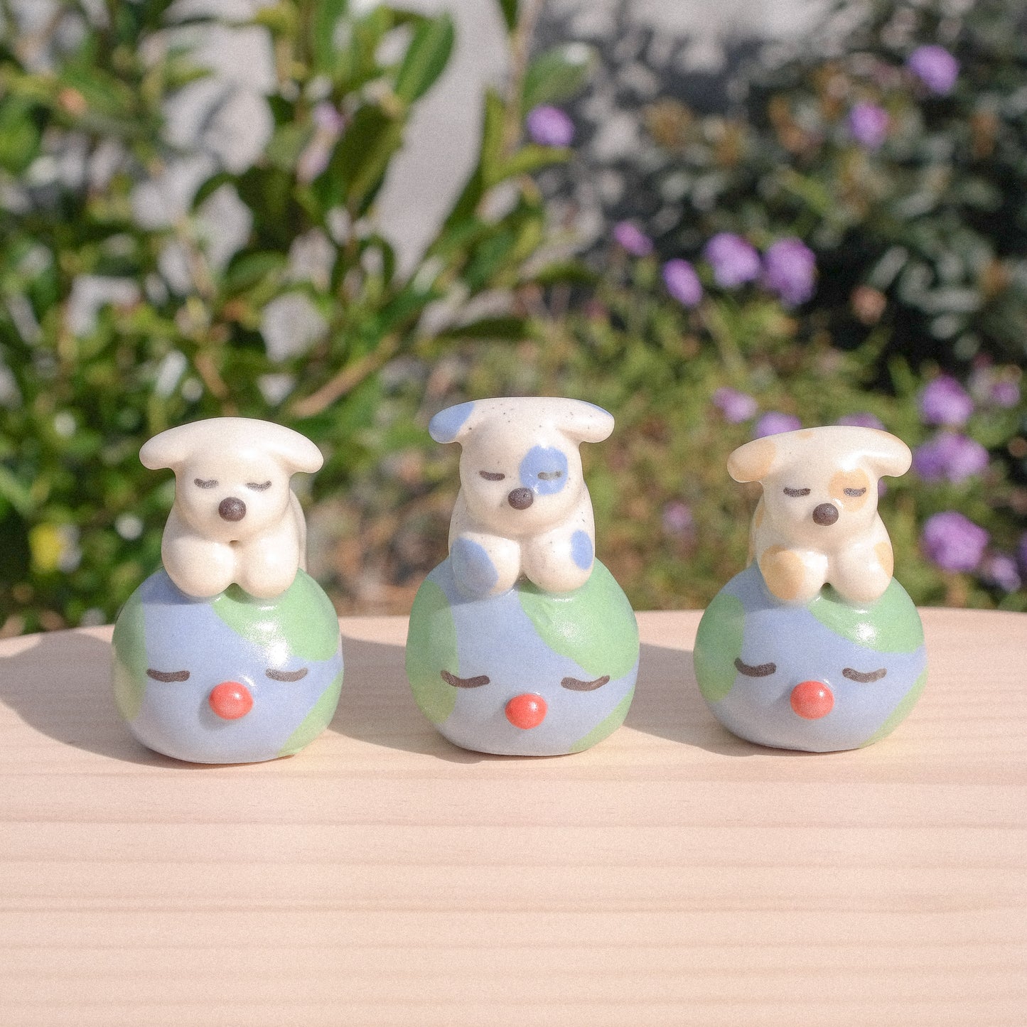 Earth Dog Ceramic Figurine