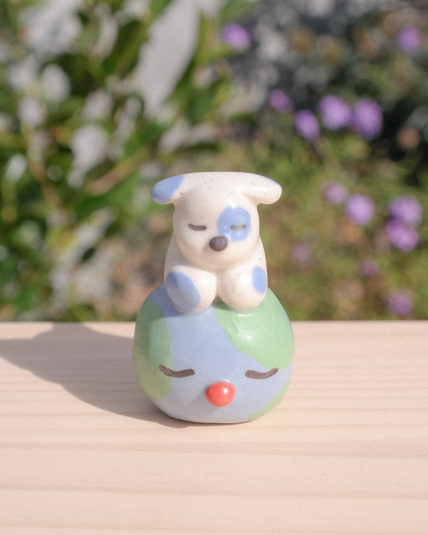 Earth Dog Ceramic Figurine