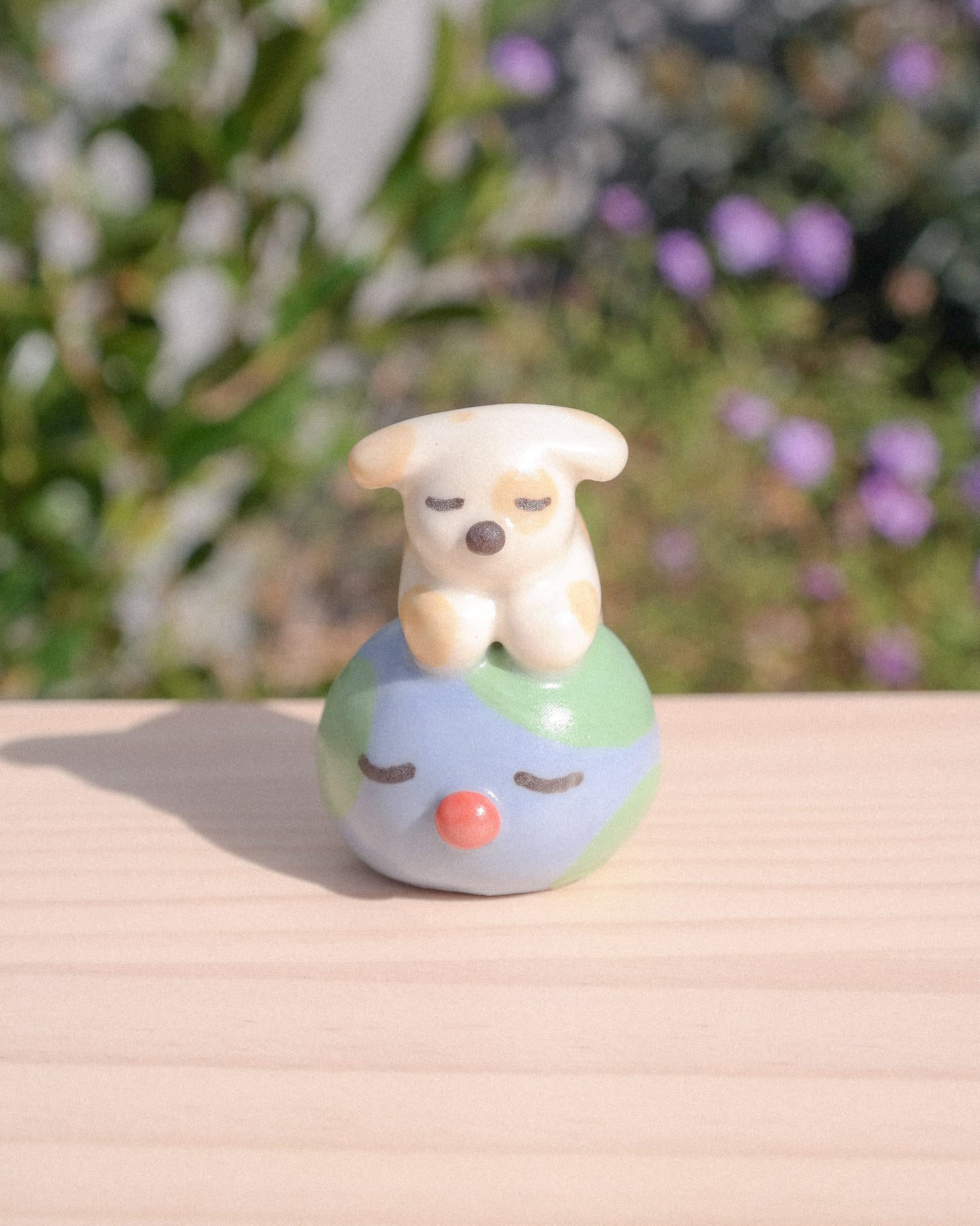Earth Dog Ceramic Figurine