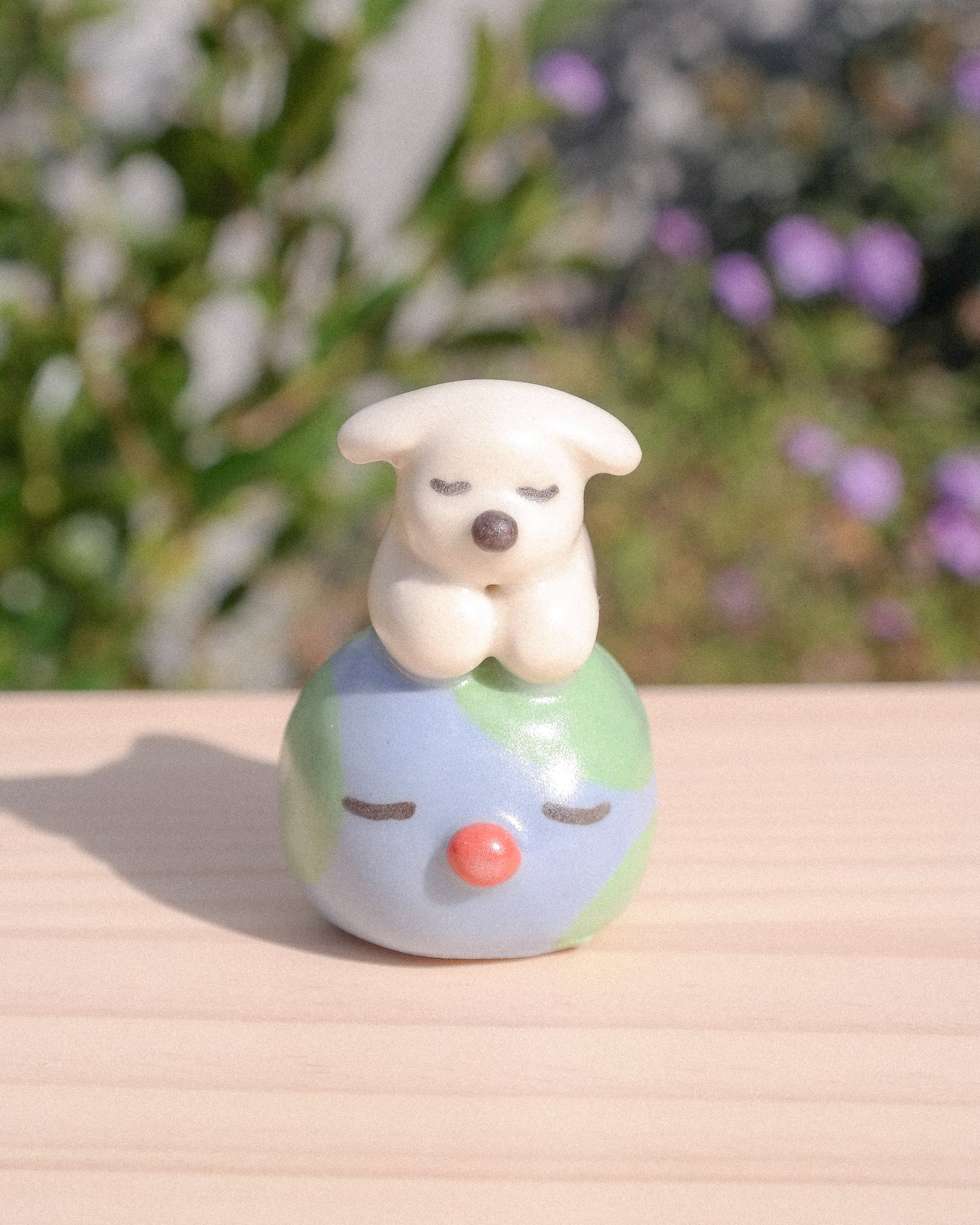 Earth Dog Ceramic Figurine