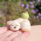 Sleepy Dog Ceramic Figurine