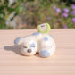 Sleepy Dog Ceramic Figurine
