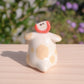 Fancy Stump Dog Ceramic Figurine