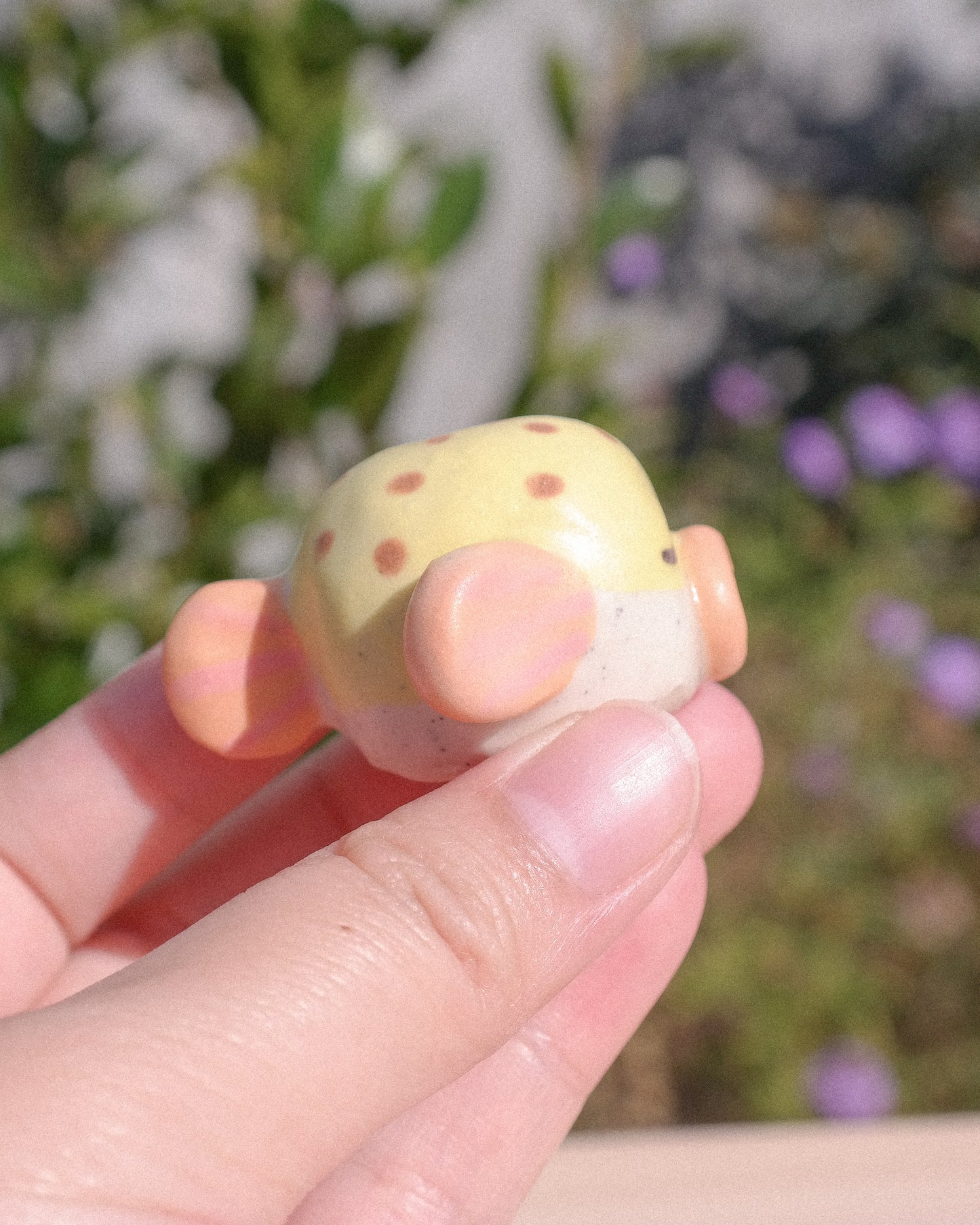 Box Fish Ceramic Figurine