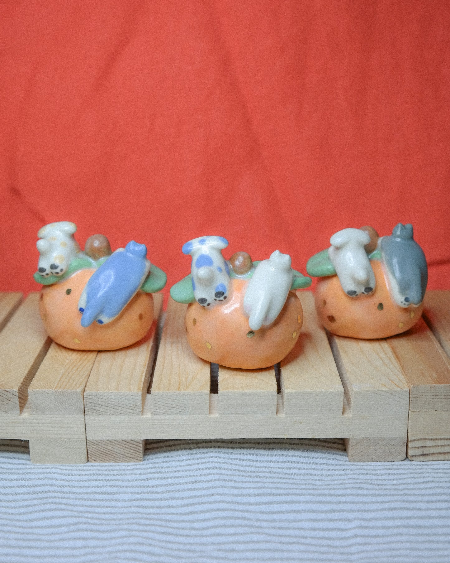 Woody Makes Things x Makenna Kwik Lucky Orange Ceramic Figurine
