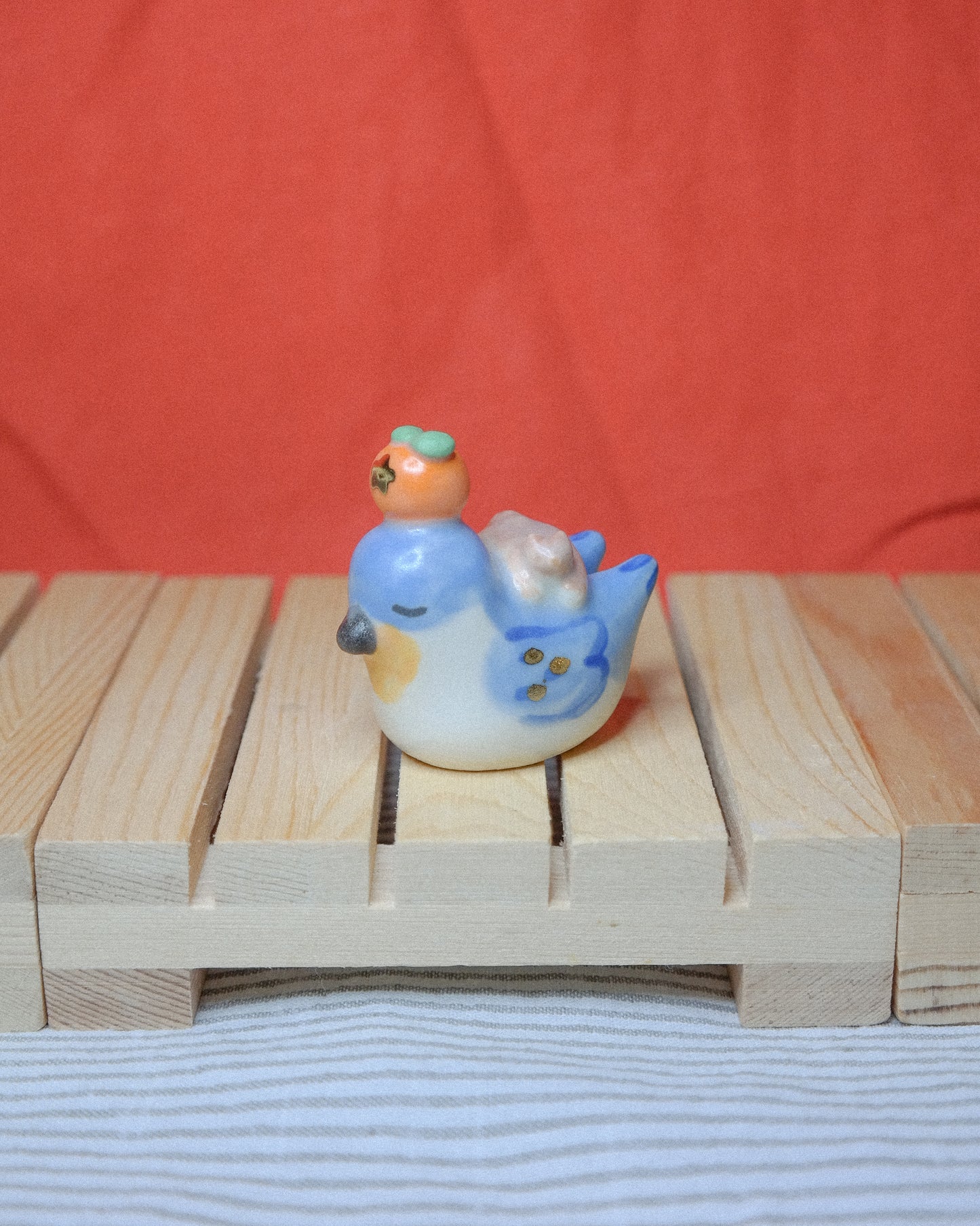 Woody Makes Things x Makenna Kwik Swallow and Cat Ceramic Figurine