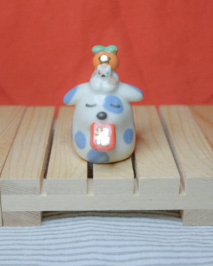 Woody Makes Things x Makenna Kwik Red Envelope Friends Ceramic Figurine