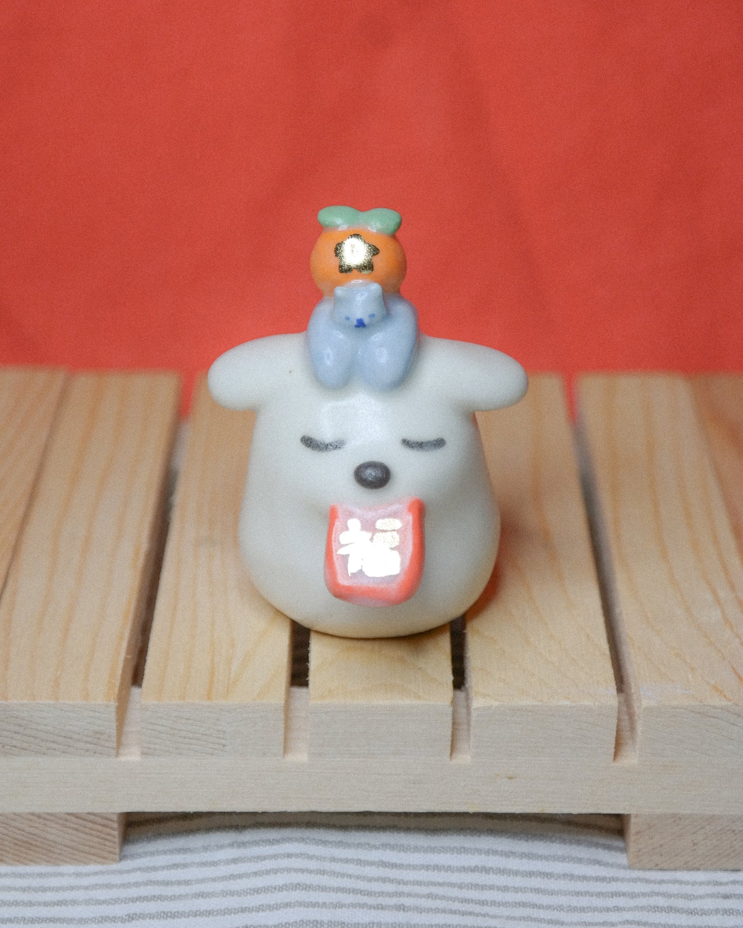 Woody Makes Things x Makenna Kwik Red Envelope Friends Ceramic Figurine