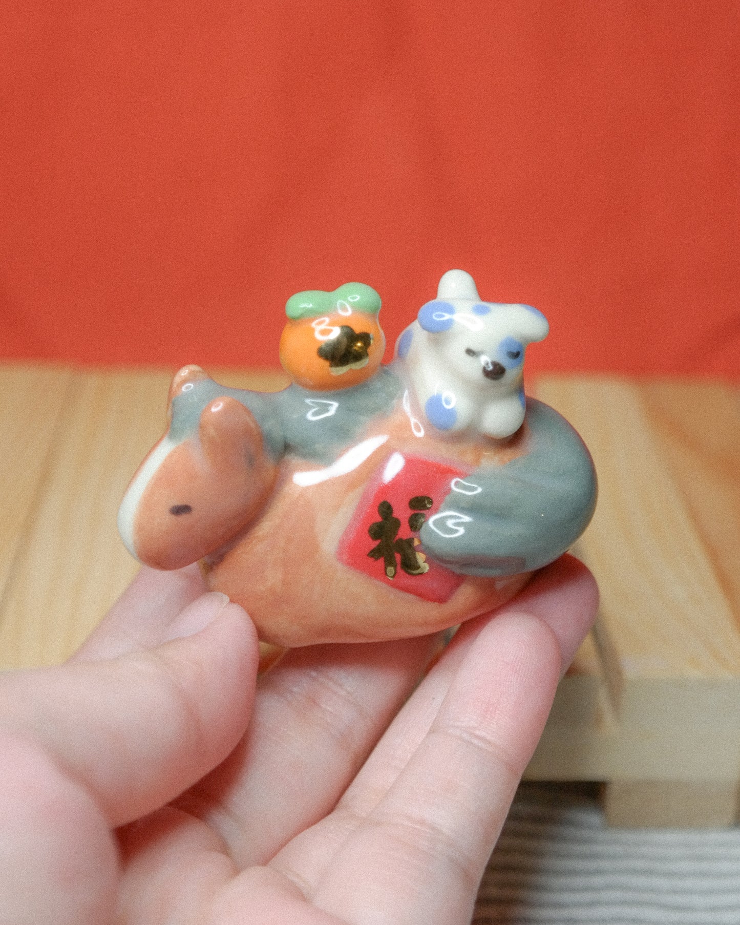 Woody Makes Things x Makenna Kwik Horse + Dog Ceramic Figurine