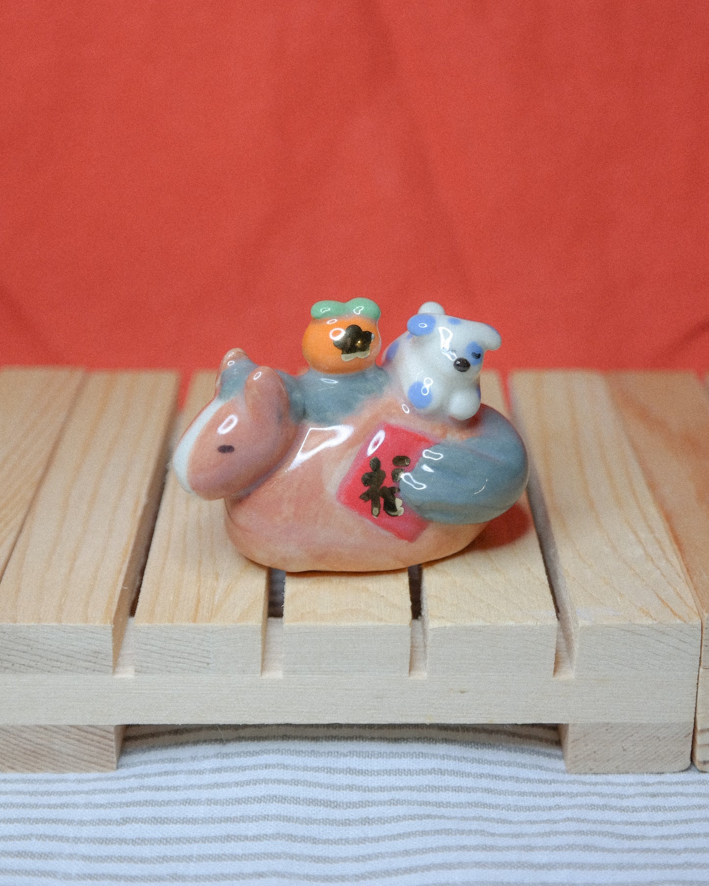 Woody Makes Things x Makenna Kwik Horse + Dog Ceramic Figurine