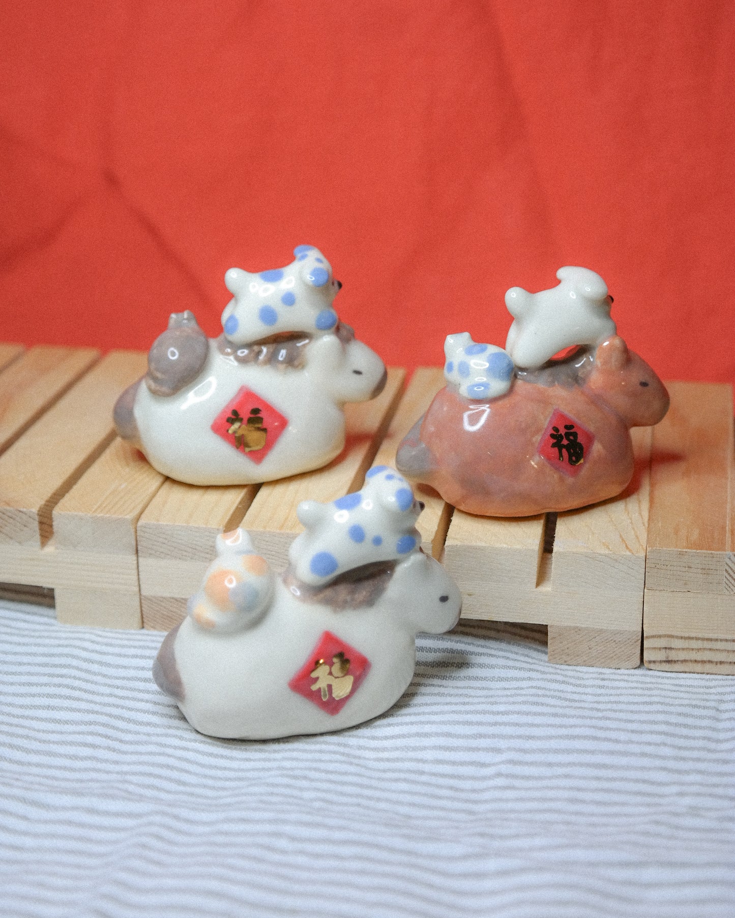 Woody Makes Things x Makenna Kwik Horse + Cat + Dog Ceramic Figurine
