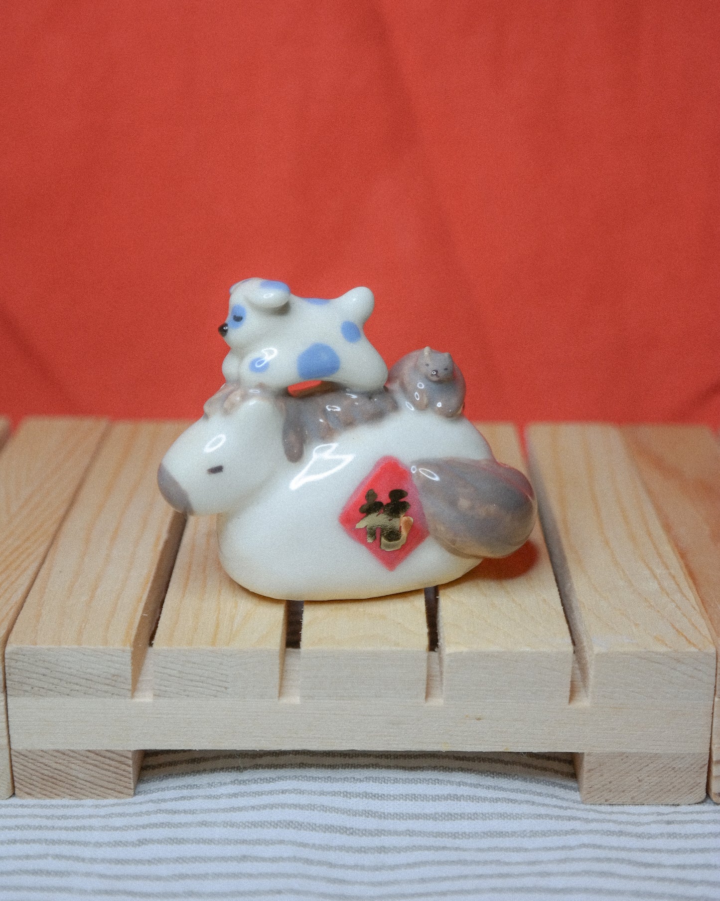 Woody Makes Things x Makenna Kwik Horse + Cat + Dog Ceramic Figurine