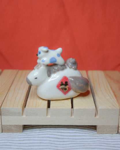 Woody Makes Things x Makenna Kwik Horse + Cat + Dog Ceramic Figurine