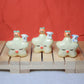 Lucky Tiny Star Dog Ceramic Figurine
