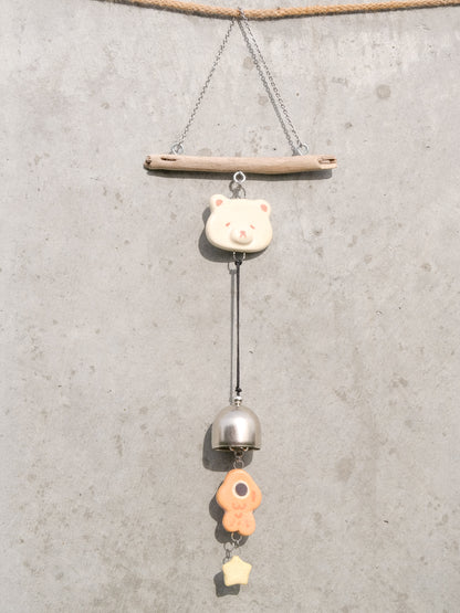 Woody Makes Things x Makenna Kwik Bear Ceramic Wind Chime