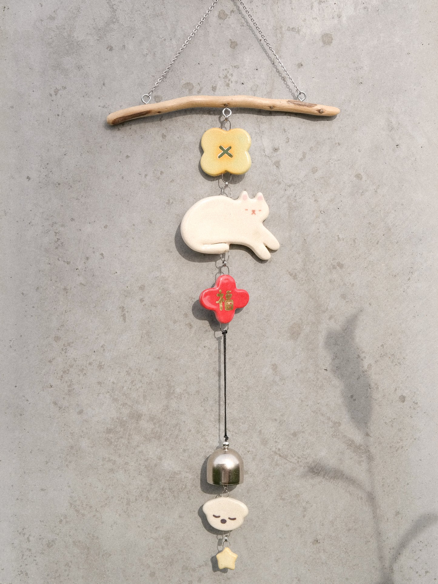 Woody Makes Things x Makenna Kwik LNY Ceramic Wind Chime