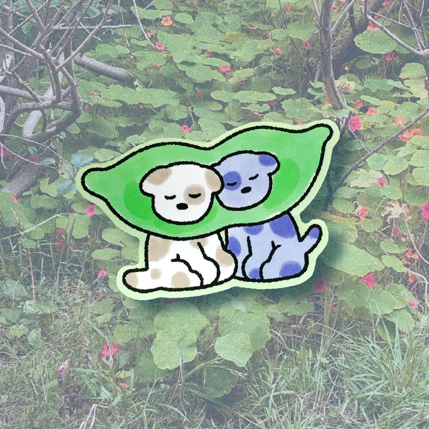 Peas in a Pod Matte Vinyl Sticker