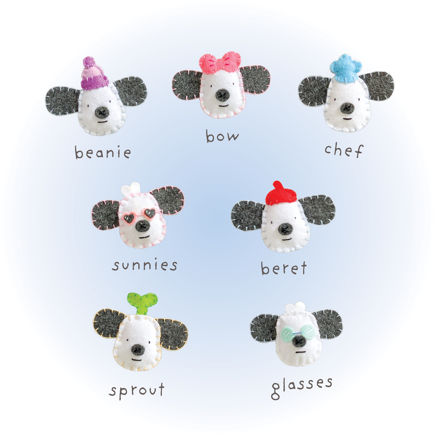 Felt Friends Plush Keychain Blind Box - Doggie Series