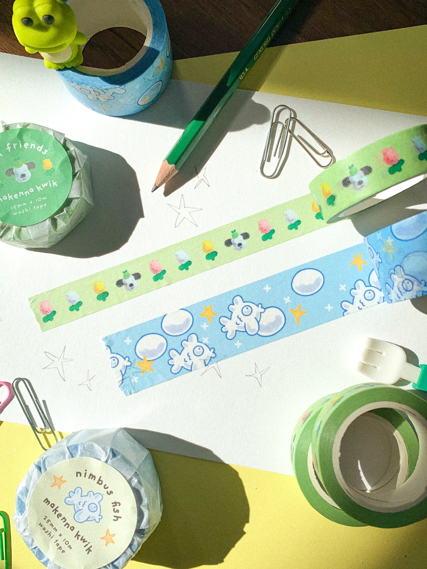 Nimbus Fish Wide Washi Tape