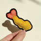 Felt Shrimp Tempura Glossy Vinyl Sticker