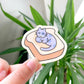 Cat Bread Matte Vinyl Sticker