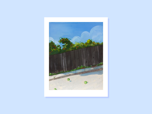 Doggy Walk Art Print