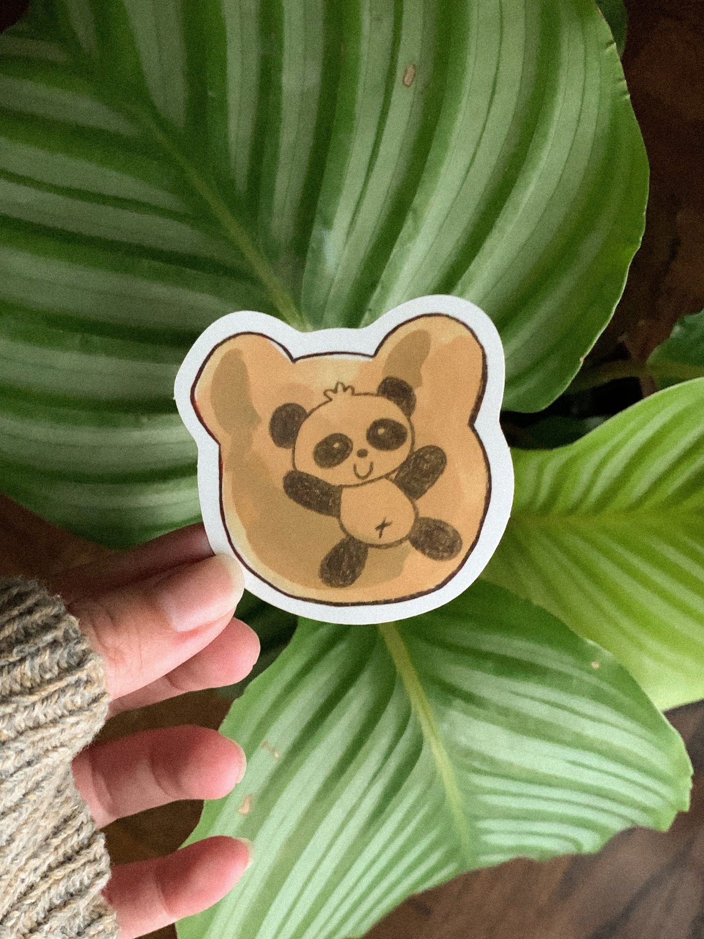 Hello Panda Vinyl Sticker