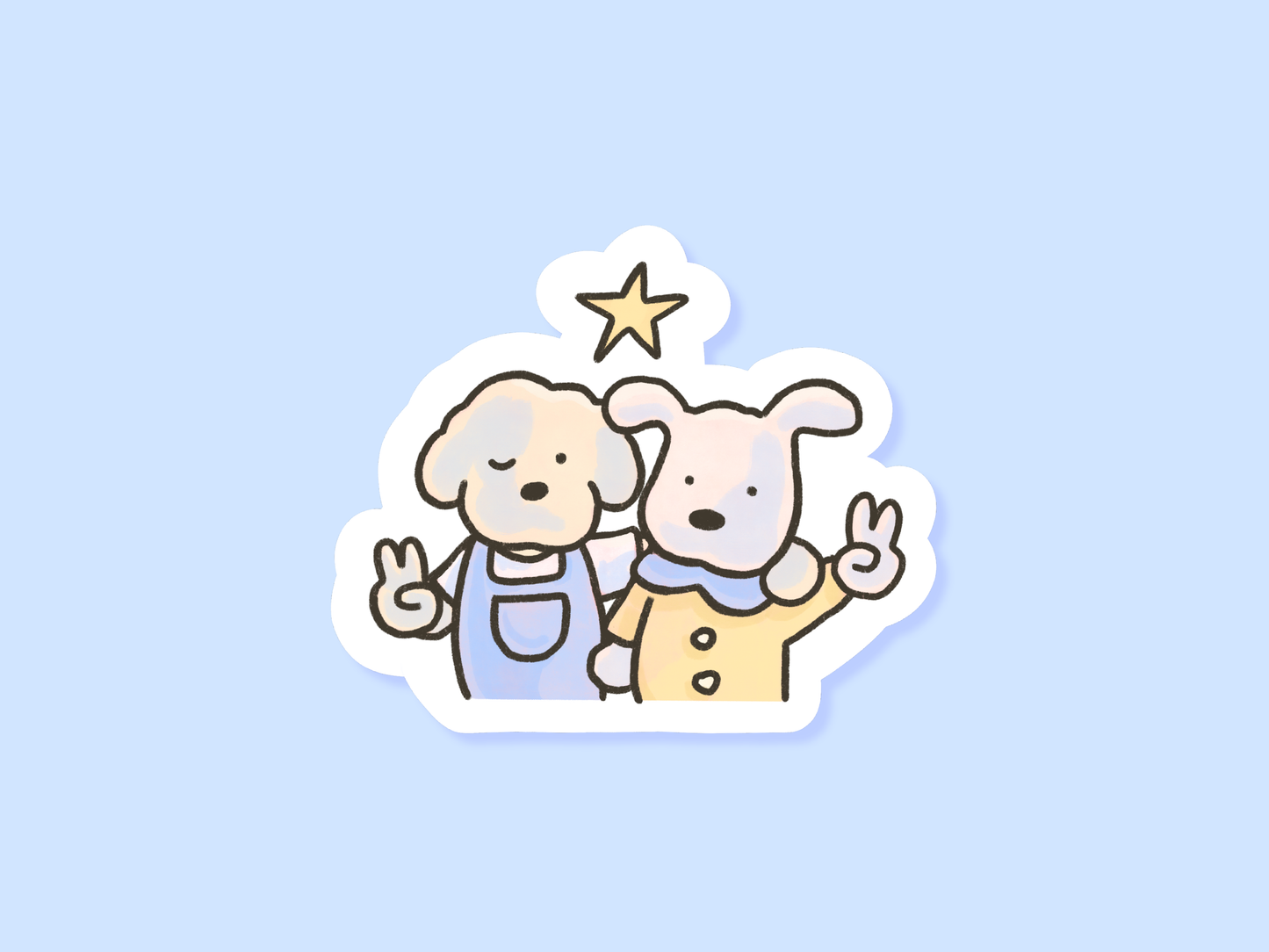 Friendship Matte Vinyl Sticker