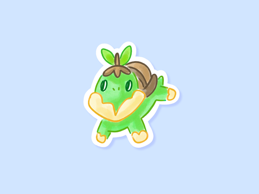 Turtwig Matte Vinyl Sticker